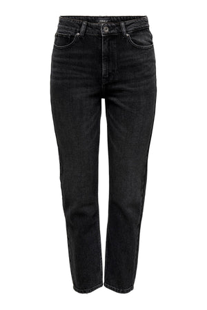 Emily High Taille Jeans - Black Denim
