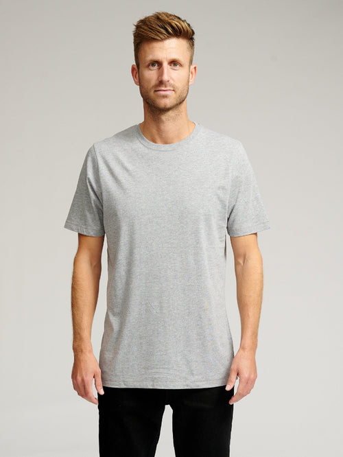 Organic Basic T-shirt - Gray (C.D) - TeeShoppen Group™