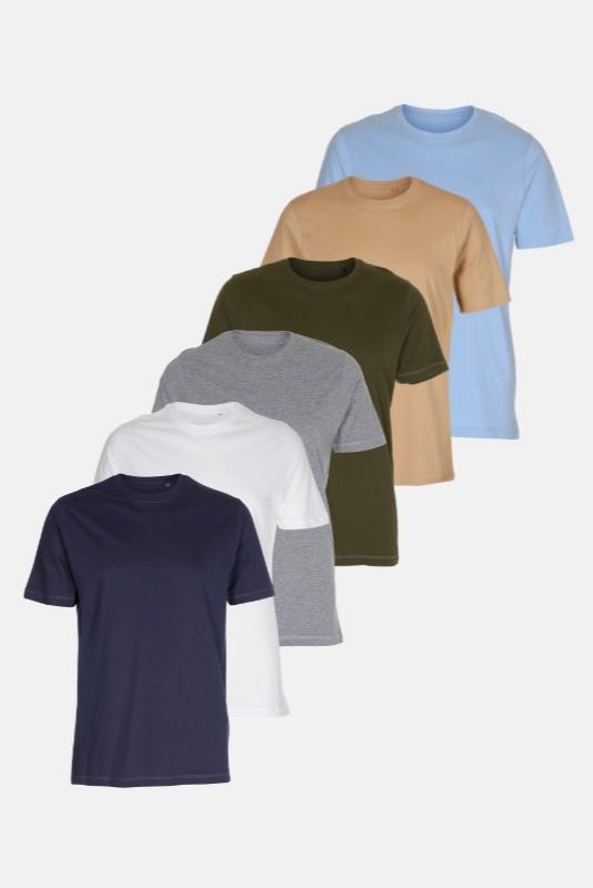 Bio Basic T-shirts - Offre groupée 6 pcs (email)