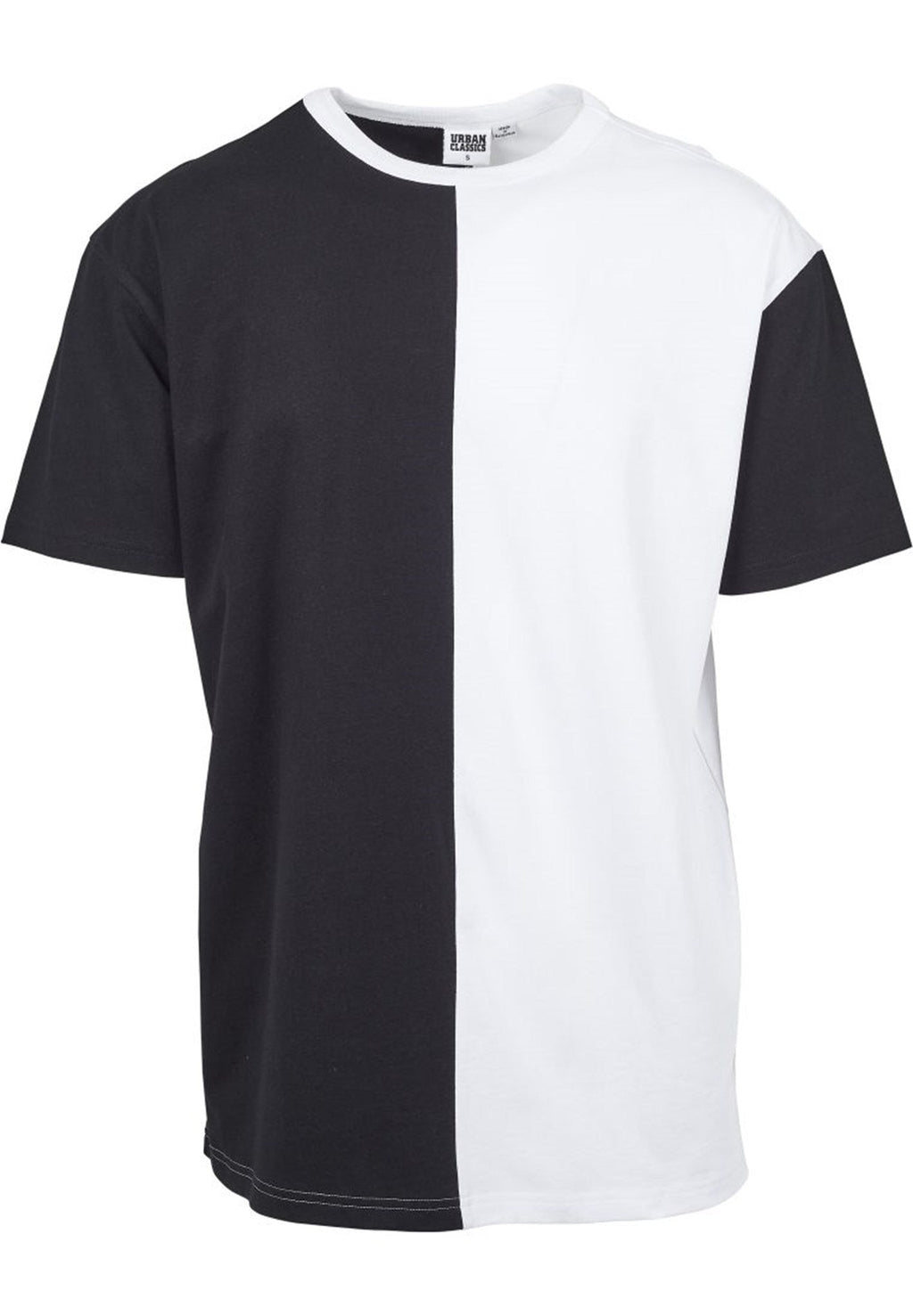 Oversize Harlequin Tee - Black-White