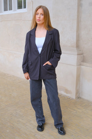 Blazer surdimensionné - noir