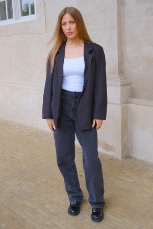 Blazer surdimensionné - noir