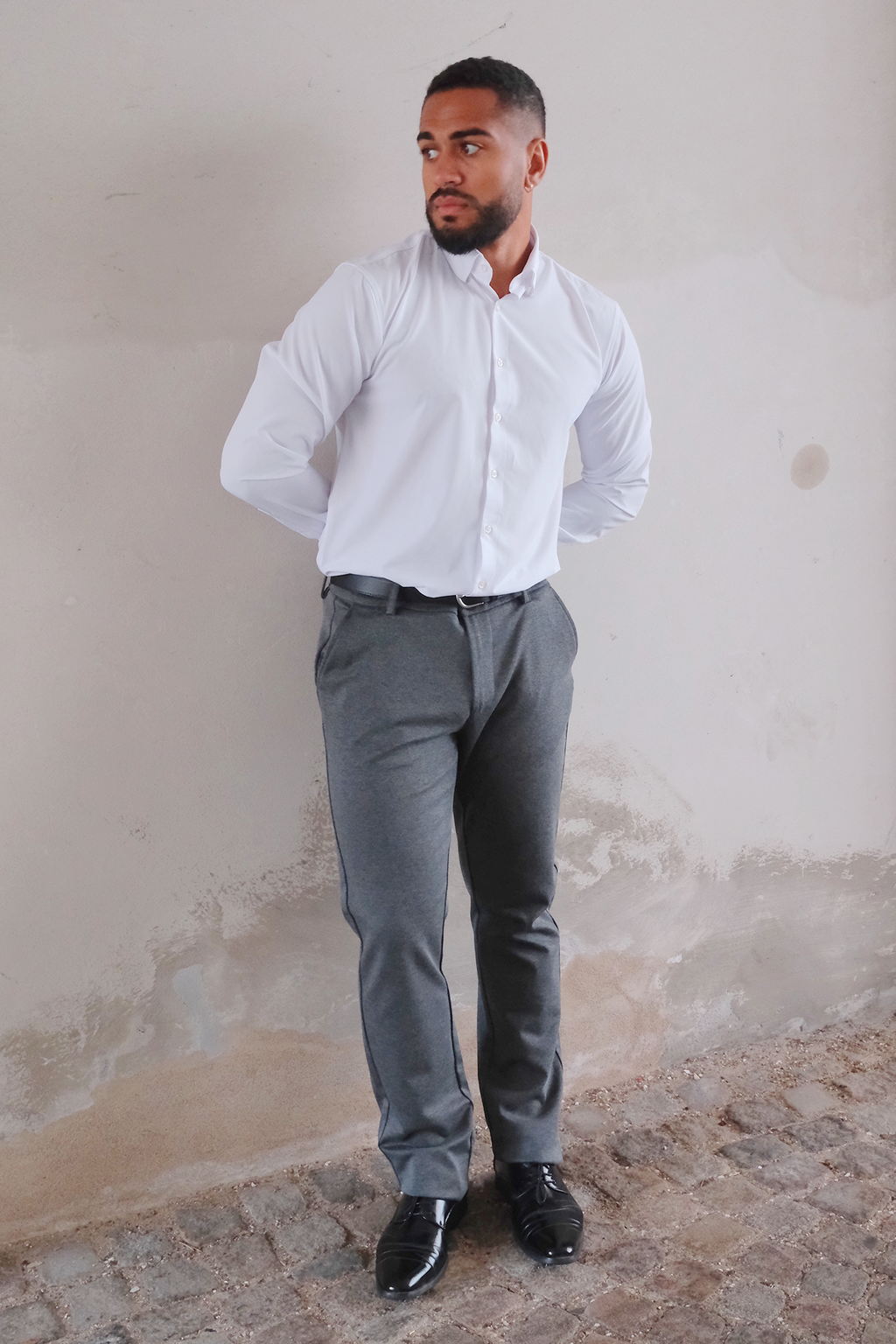 Performance Pants Wide - Gemêleerd grijs