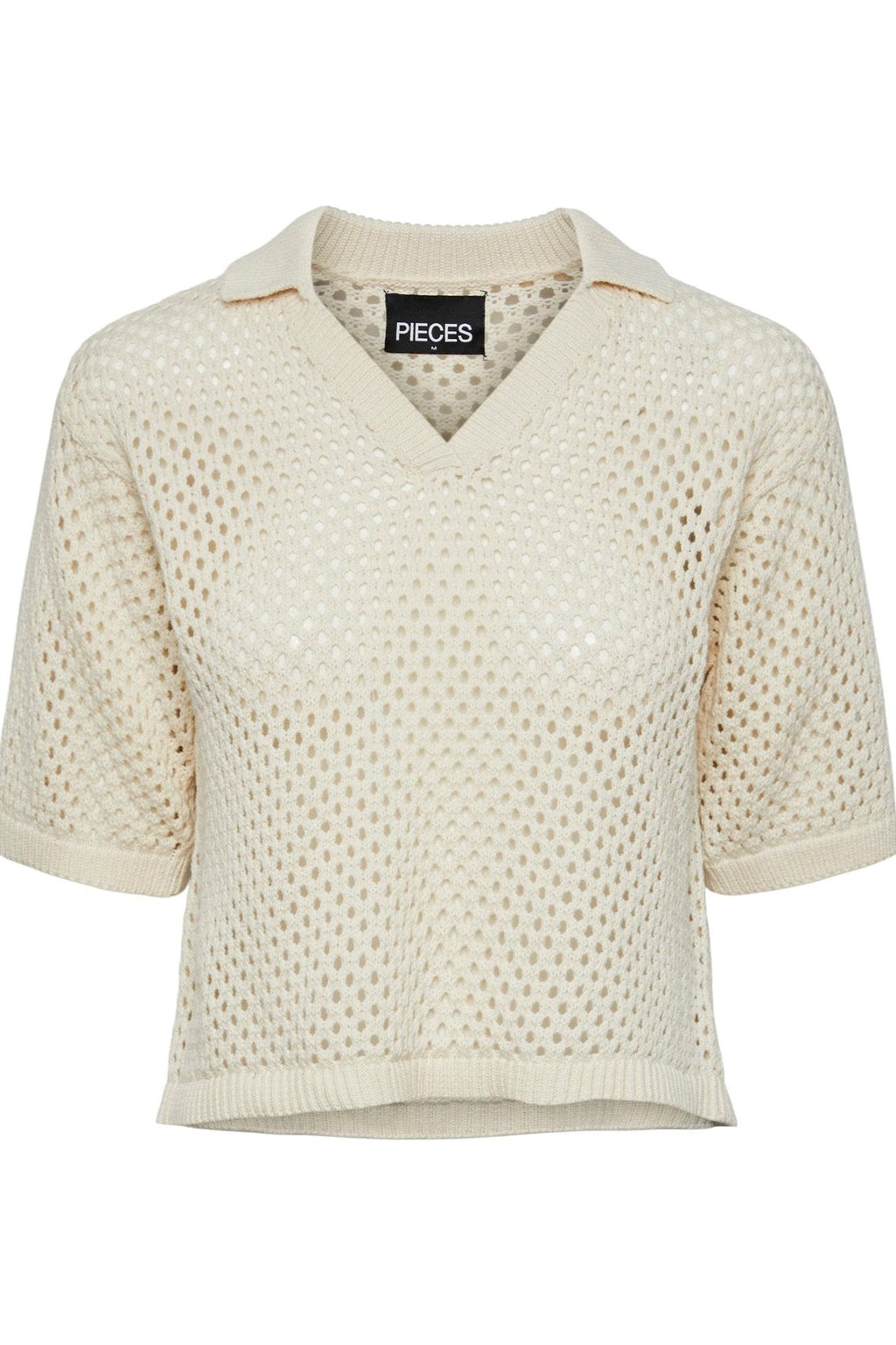 Laya Knit Polo - Witte rook