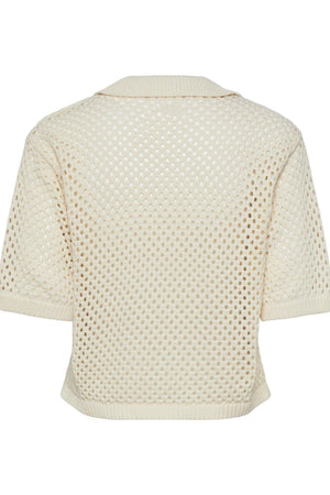 Laya Knit Polo - Witte rook