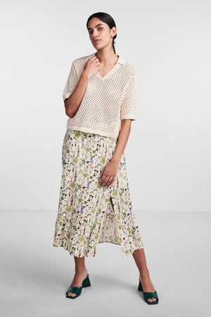 Laya Knit Polo - Witte rook