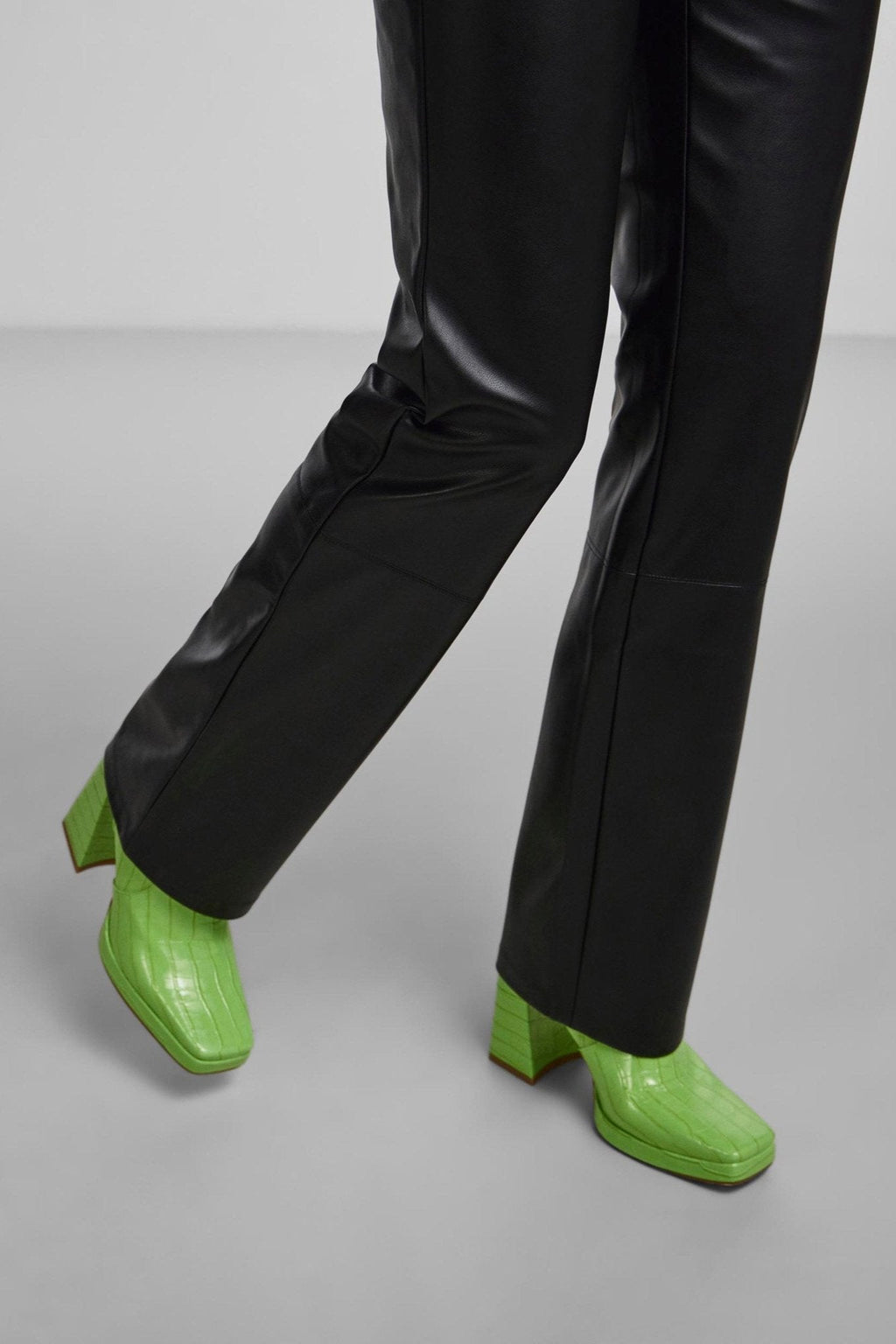 Molla High Taille Bukser - Sorteren