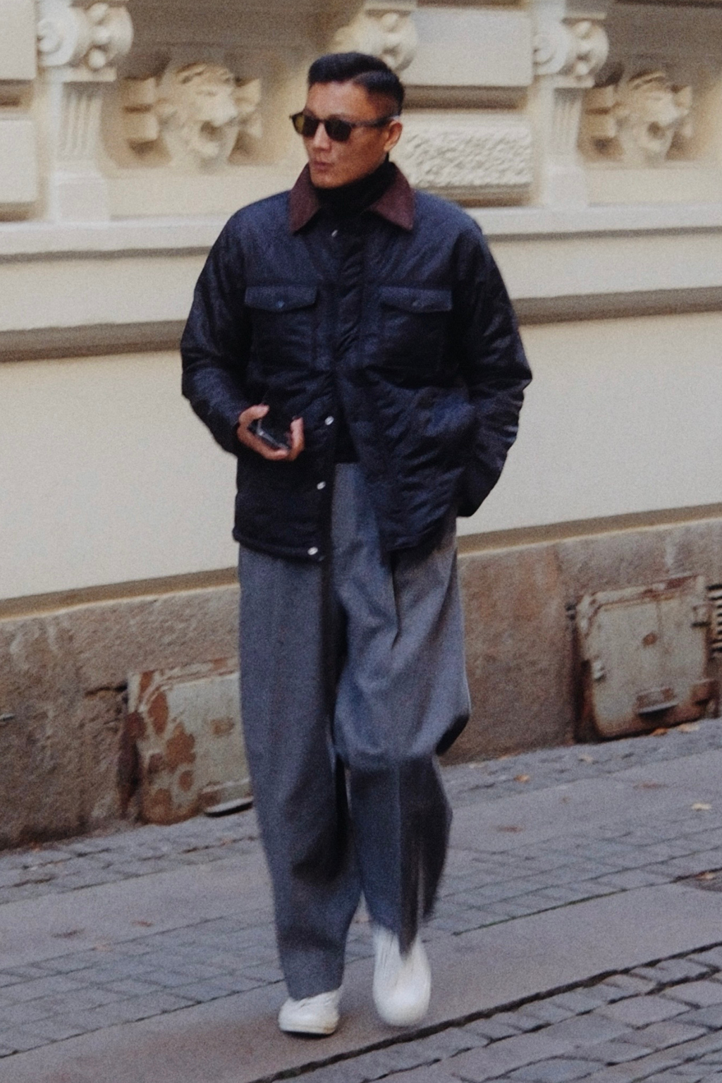 Veste matelassée - Marine