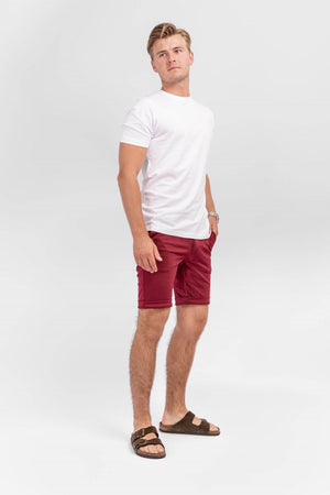 Chino Shorts - Bourgondië