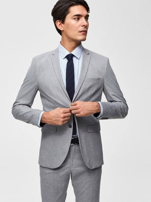 Blazer Slim Fit - Gris clair