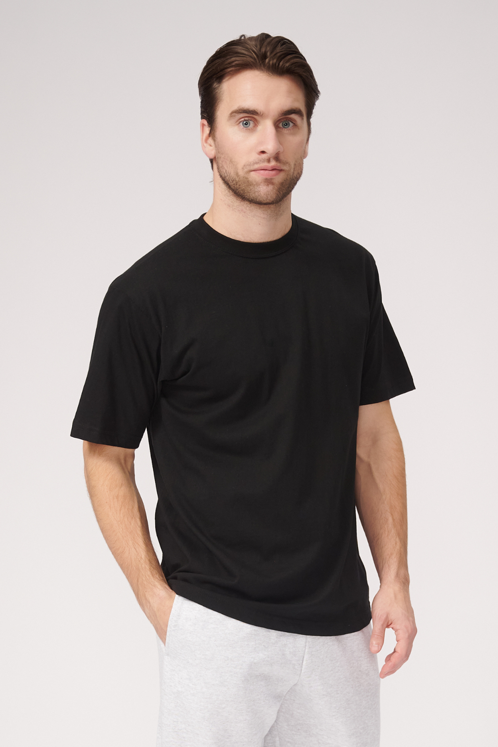Oversized t -shirt - zwart