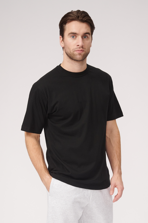 Oversized t -shirt - zwart