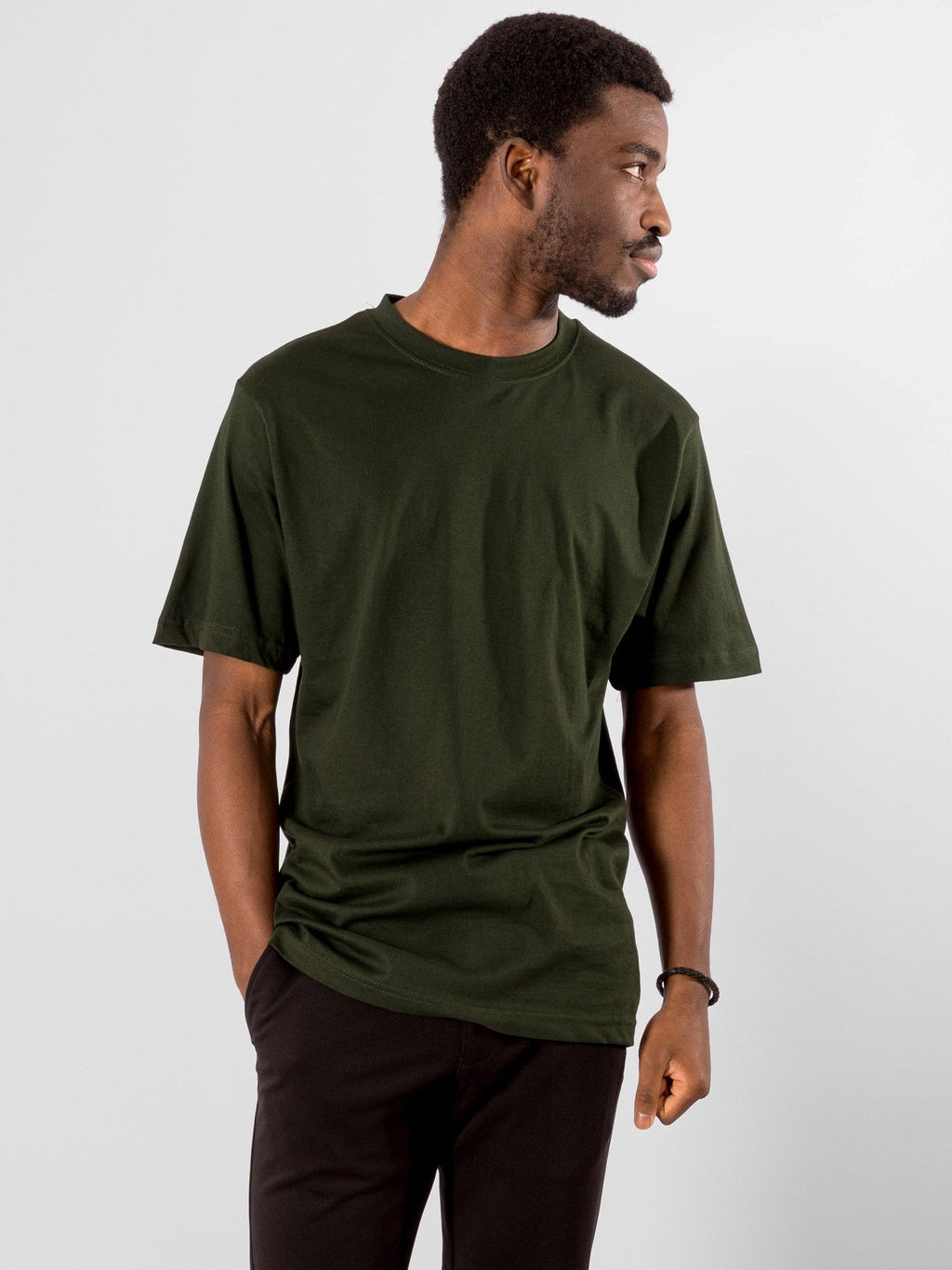 T-shirt surdimensionné - vert foncé