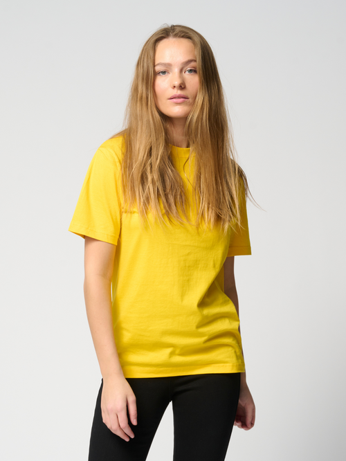 Oversized t-shirt - Gul - TeeShoppen - Gul