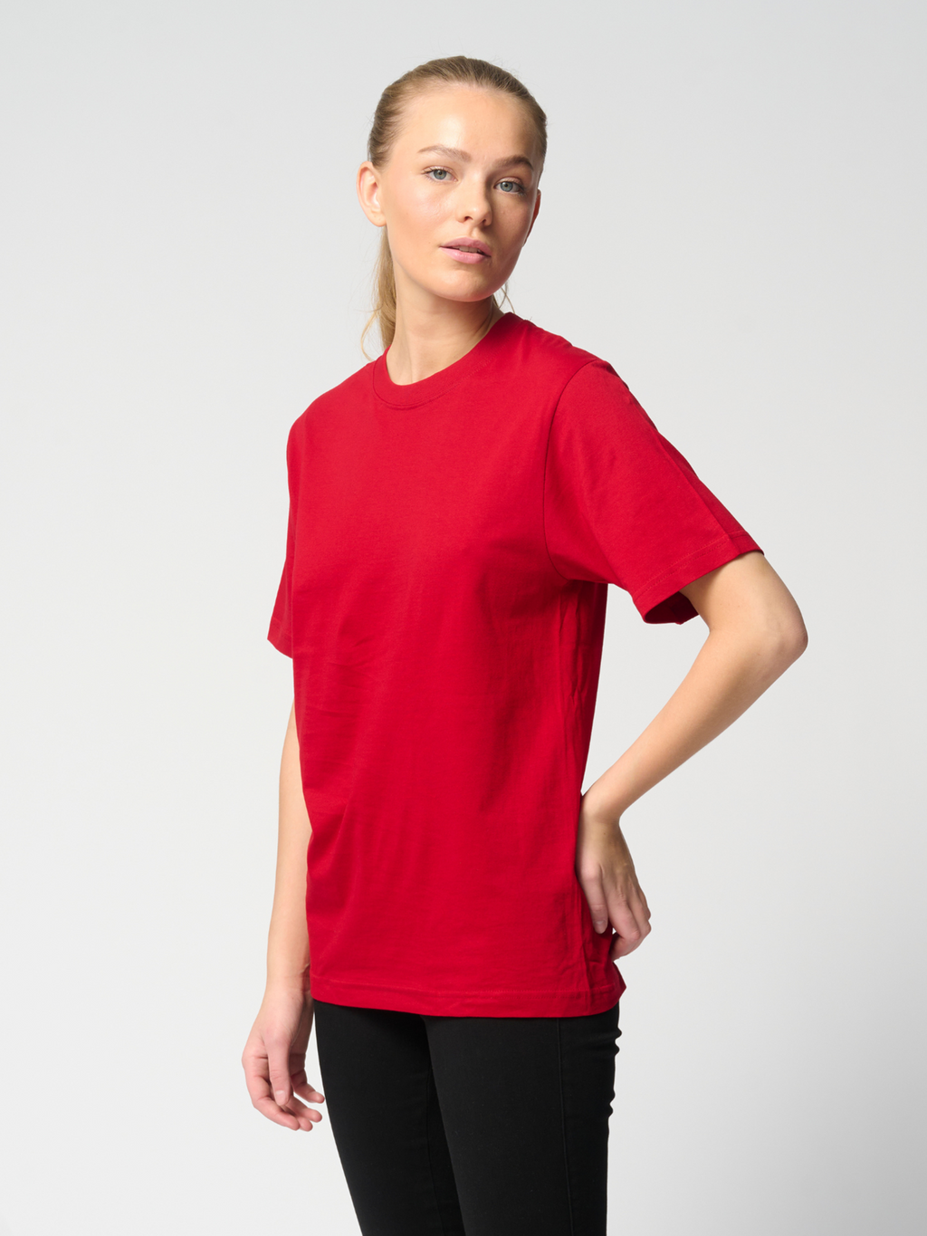 T-shirt surdimensionné - rouge