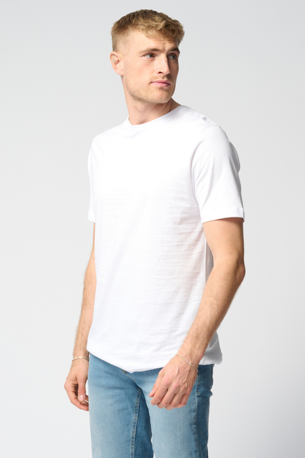 Biologisch Basic T -shirt - Wit