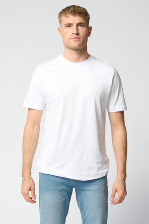 Biologisch Basic T -shirt - Wit