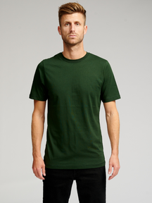 T-shirt de base biologique - vert foncé