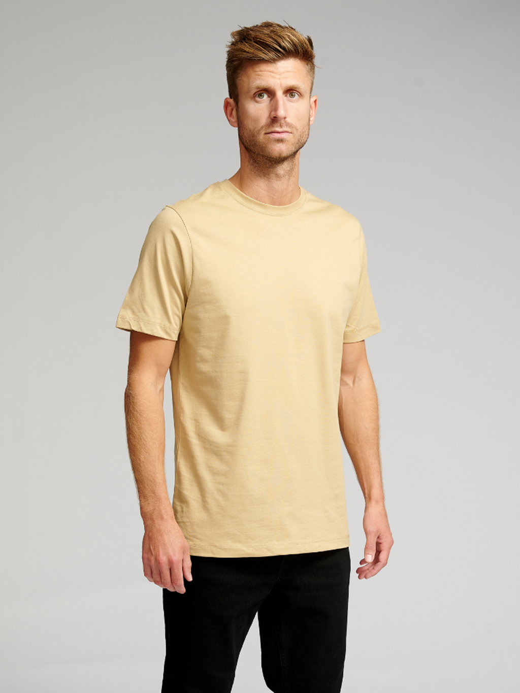 T-shirt de base organique - beige