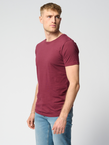 T-shirt musculaire - rouge bordeaux