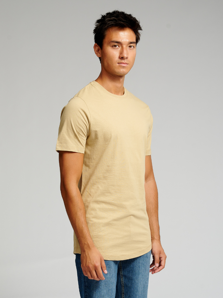 T-shirt long - beige