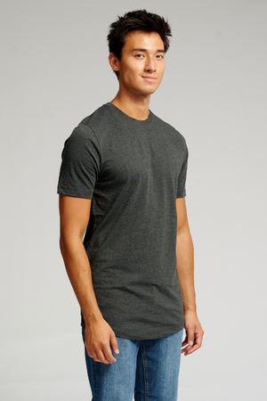 Long T-shirt - Dark Grey Melange