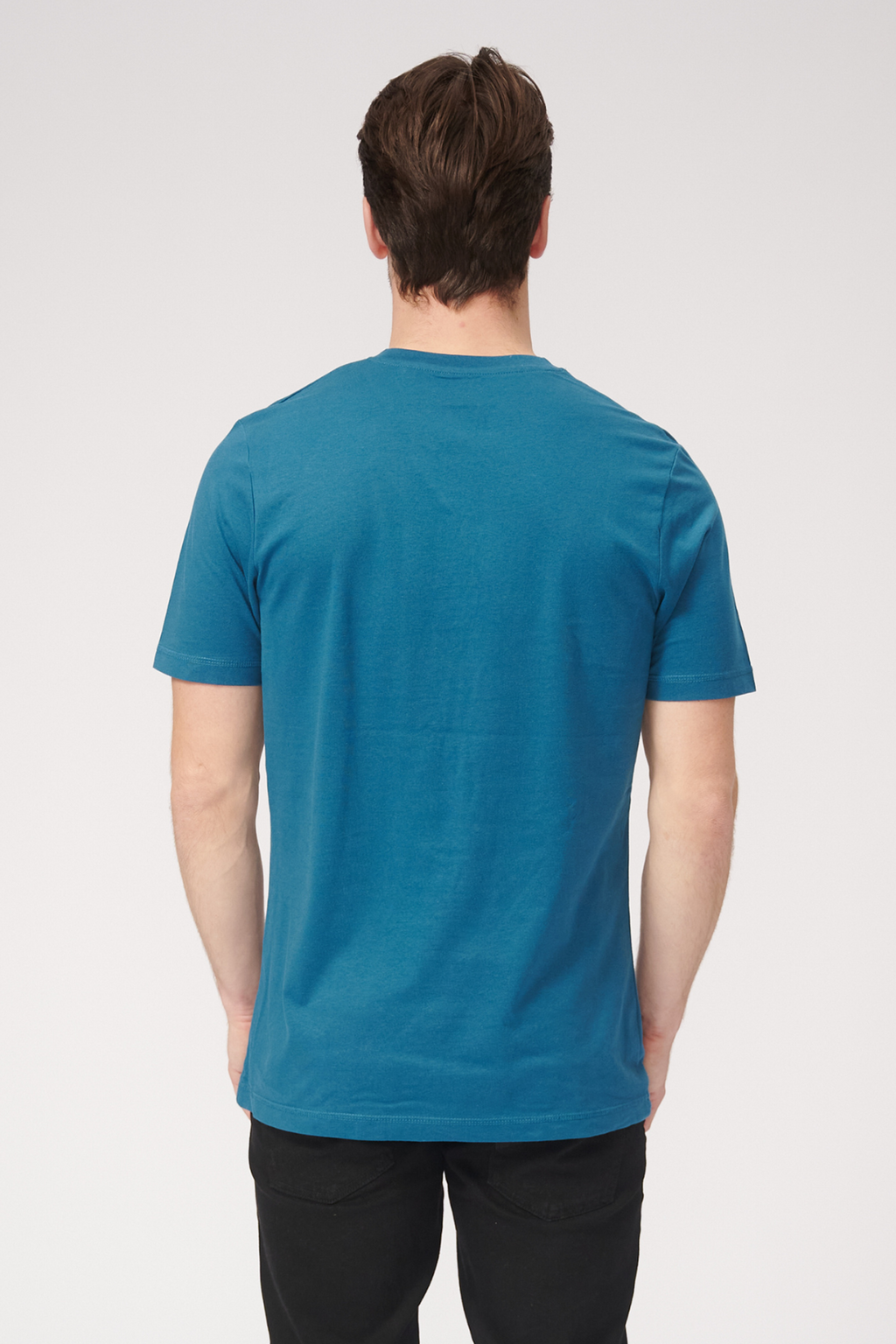 T-shirt Vneck de base - Bleu de pétrole