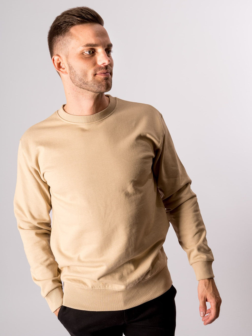 Crewneck de base - Khaki