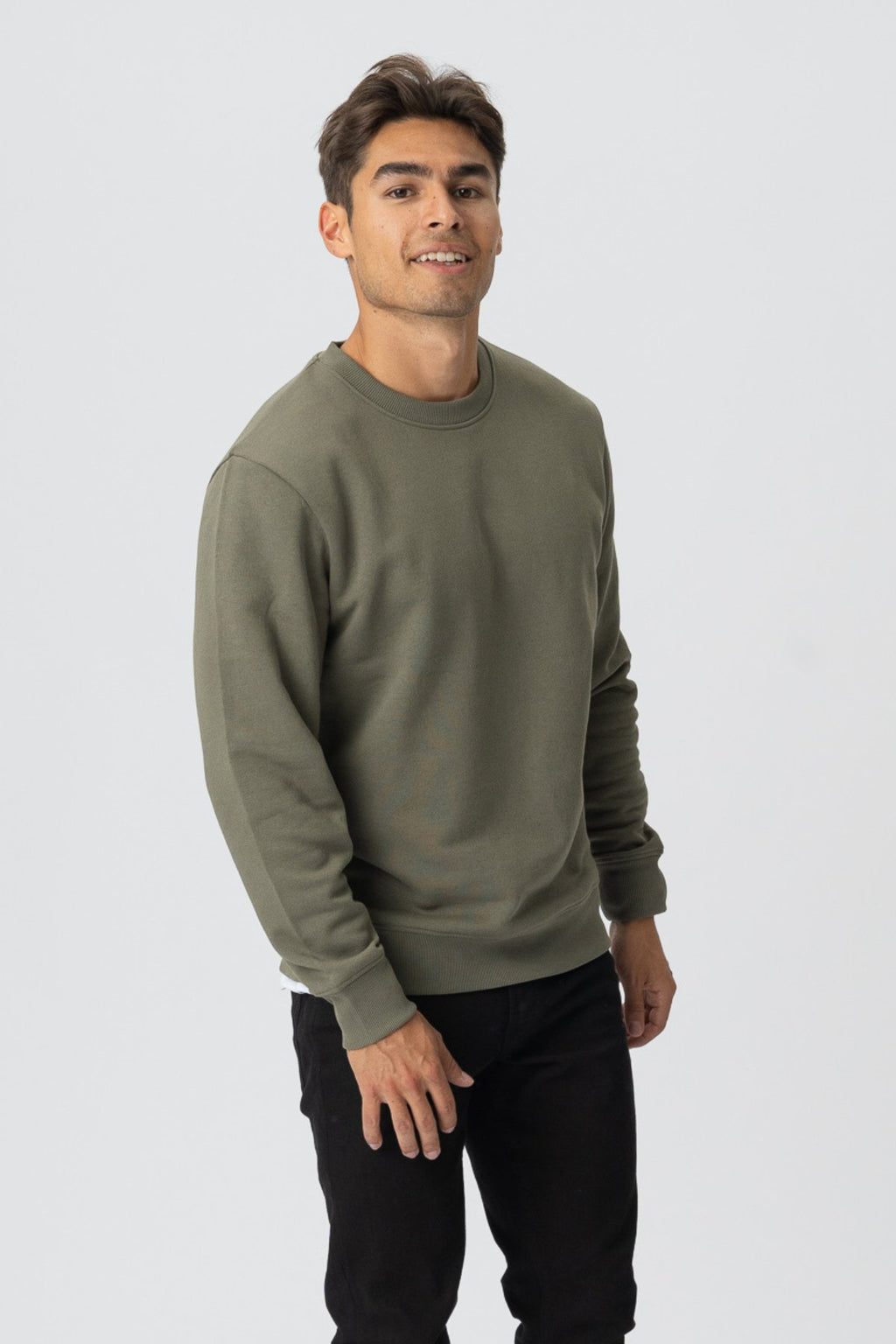 Sweatshirt Crewneck - Army Green