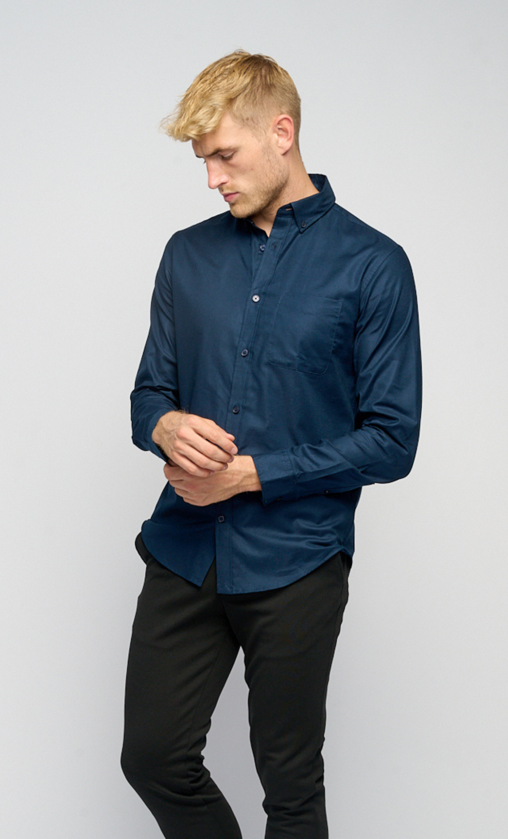 The Original Performance Oxford Shirt ™ ️ - Navy Blazer