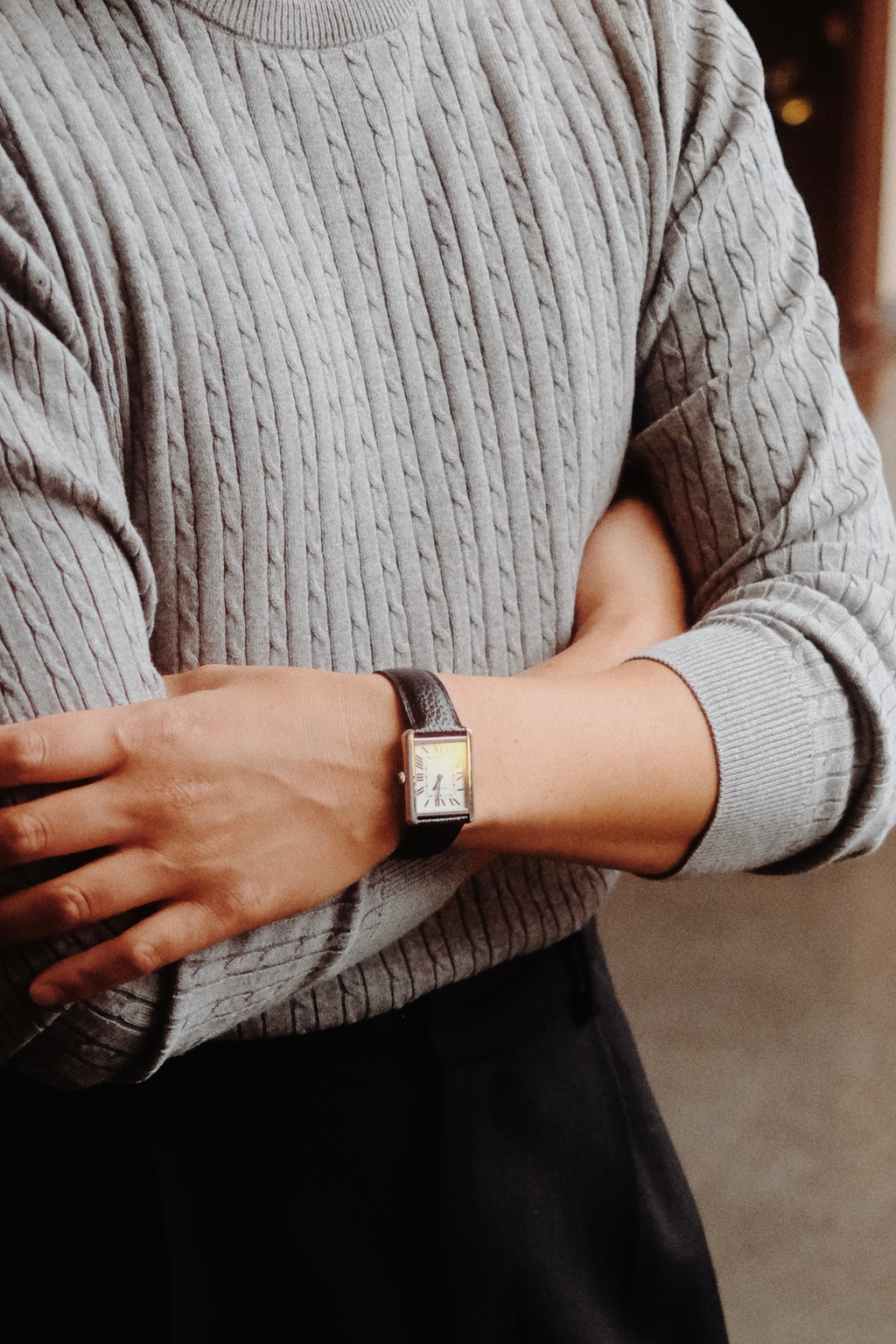 Trui Kabelbreisel - Grijs gemêleerd