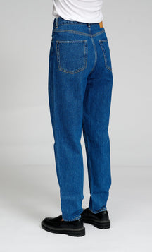 Le jean maman de performance original - denim bleu moyen