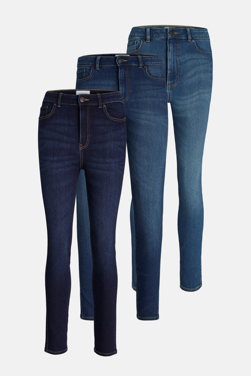 The Original Performance Skinny Jeans™️ Women - Package Deal (3 pcs.) - TeeShoppen Group™ - Jeans - TeeShoppen