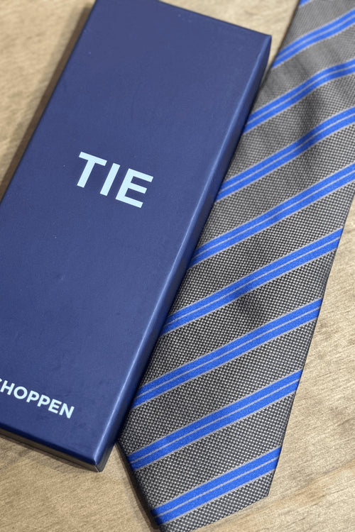 Tie - Bronze/Blue - TeeShoppen Group™