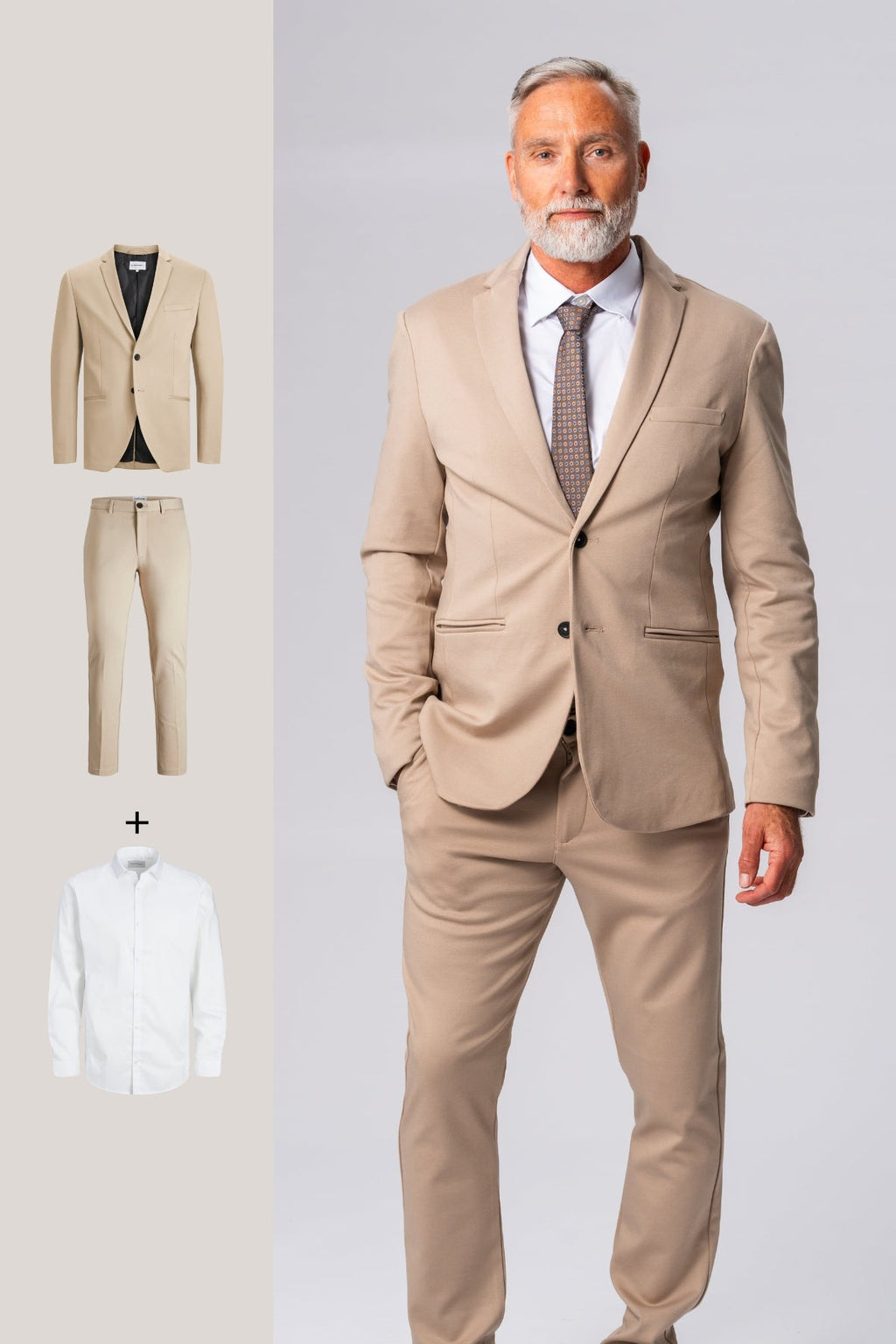 Le costume de performance original (sable) + la chemise de performance originale - Forme de package