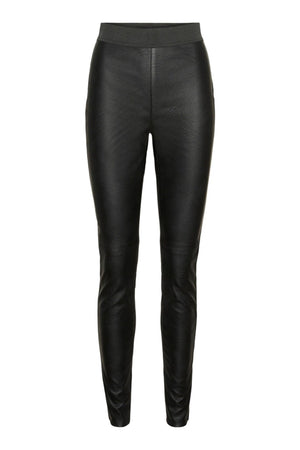 Storm gesneden leggings - zwart