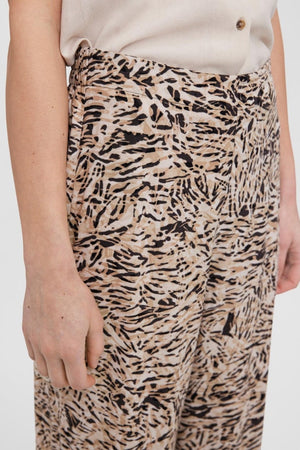 Gemakkelijk breed Pants - Witte peper