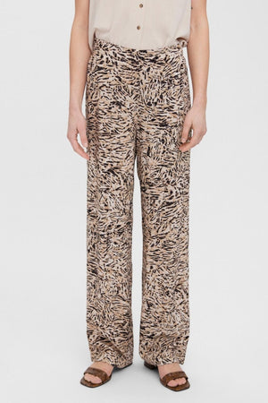Gemakkelijk breed Pants - Witte peper