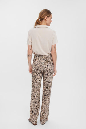 Gemakkelijk breed Pants - Witte peper