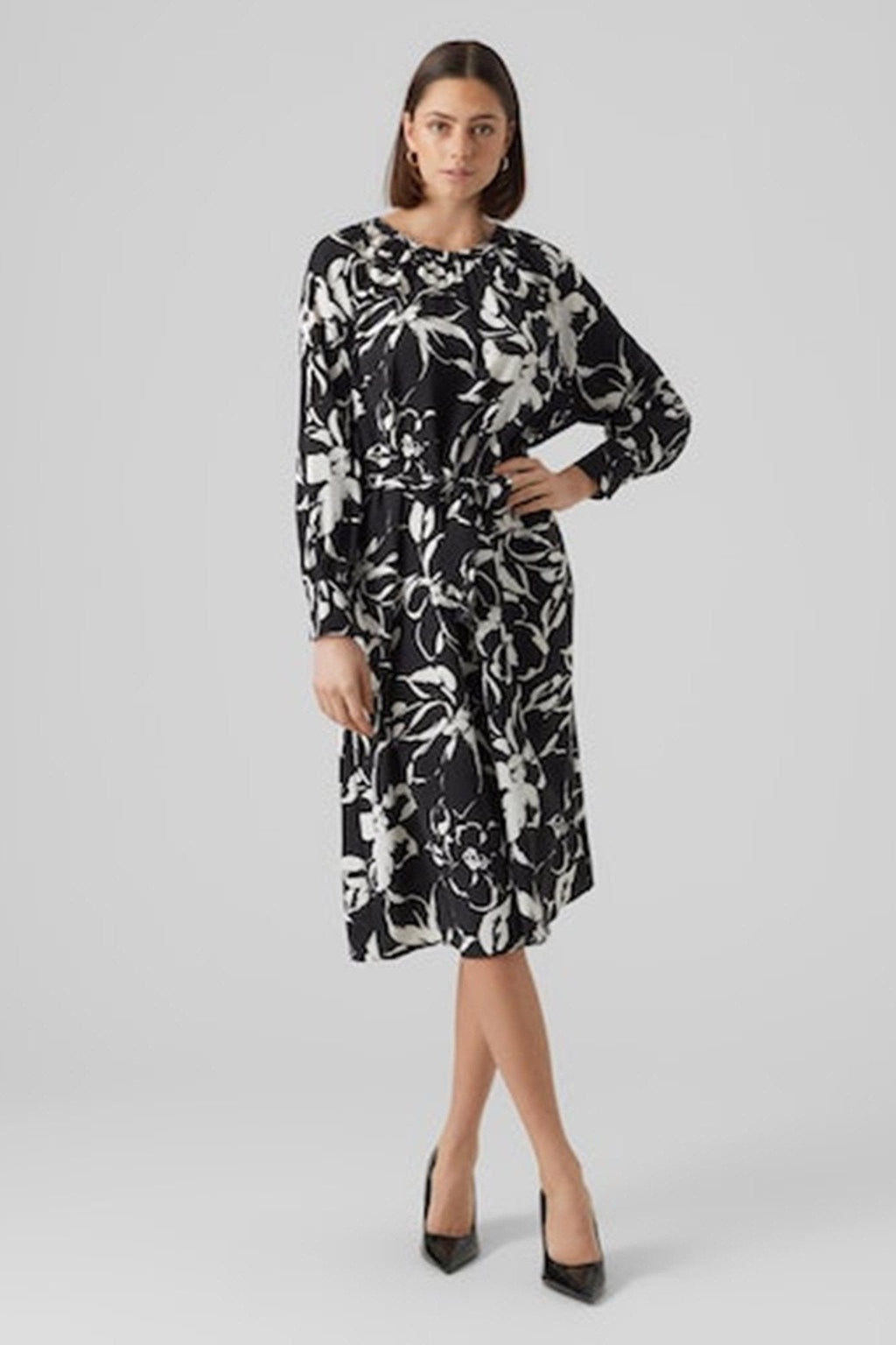 Polliana Maxi Kjole - Fleur noire