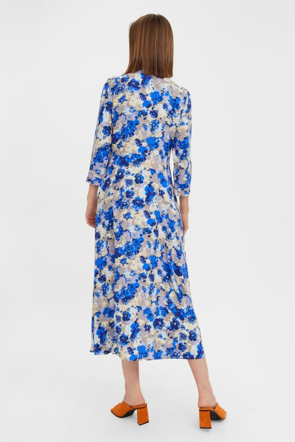 Robe de chemise Elly 3/4 - bleu nautique