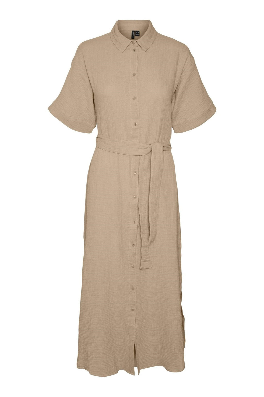 Robe longue Natali - Crème irlandaise