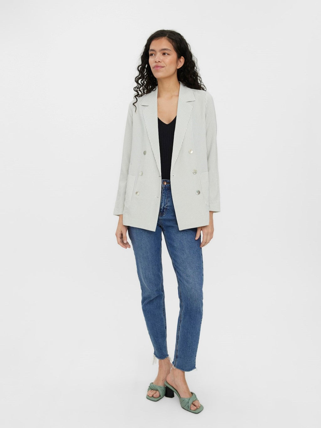Oca blazer - salie