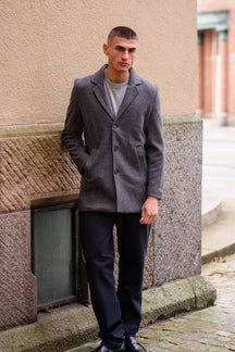 Manteau de laine - Gris