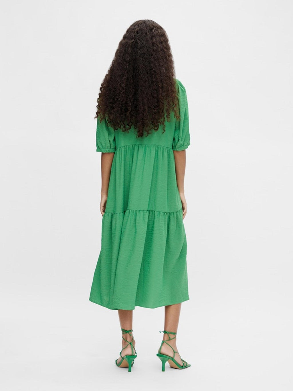 Robe longue alaia - Green d'artichauts