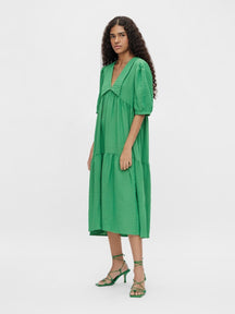 Robe longue alaia - Green d'artichauts