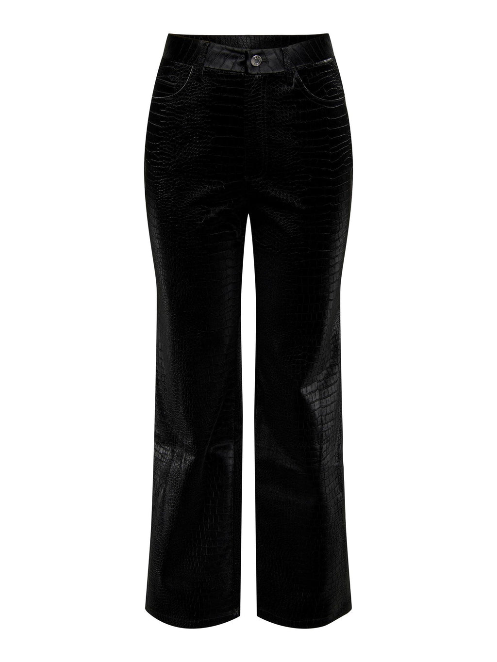 Alma Croco Pants - Black