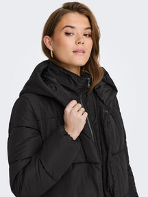 Amy Long Puffer Mabe - Black