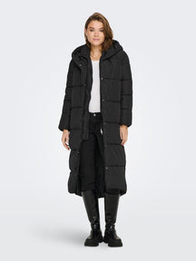 Amy Long Puffer Mabe - Black