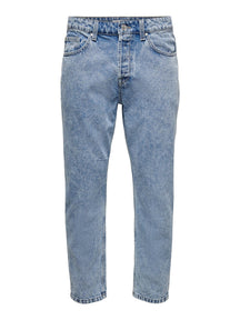 Avi Beam Jeans - Denim bleu